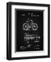 PP51-Vintage Black Bicycle Gearing 1894 Patent Poster-Cole Borders-Framed Giclee Print