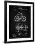 PP51-Vintage Black Bicycle Gearing 1894 Patent Poster-Cole Borders-Framed Giclee Print