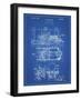 PP516-Blueprint Steam Train Locomotive Patent Poster-Cole Borders-Framed Giclee Print