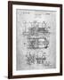 PP516-Slate Steam Train Locomotive Patent Poster-Cole Borders-Framed Giclee Print