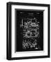 PP516-Vintage Black Steam Train Locomotive Patent Poster-Cole Borders-Framed Giclee Print