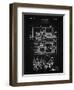 PP516-Vintage Black Steam Train Locomotive Patent Poster-Cole Borders-Framed Premium Giclee Print