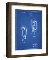 PP517-Blueprint Boxing Glove 1925 Patent Poster-Cole Borders-Framed Giclee Print