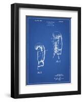 PP517-Blueprint Boxing Glove 1925 Patent Poster-Cole Borders-Framed Premium Giclee Print
