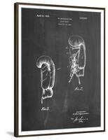 PP517-Chalkboard Boxing Glove 1925 Patent Poster-Cole Borders-Framed Premium Giclee Print