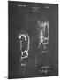 PP517-Chalkboard Boxing Glove 1925 Patent Poster-Cole Borders-Mounted Giclee Print