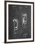 PP517-Chalkboard Boxing Glove 1925 Patent Poster-Cole Borders-Framed Giclee Print