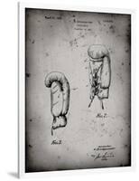 PP517-Faded Grey Boxing Glove 1925 Patent Poster-Cole Borders-Framed Premium Giclee Print