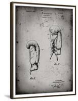 PP517-Faded Grey Boxing Glove 1925 Patent Poster-Cole Borders-Framed Premium Giclee Print