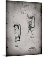 PP517-Faded Grey Boxing Glove 1925 Patent Poster-Cole Borders-Mounted Premium Giclee Print