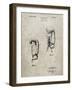 PP517-Sandstone Boxing Glove 1925 Patent Poster-Cole Borders-Framed Giclee Print