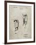 PP517-Sandstone Boxing Glove 1925 Patent Poster-Cole Borders-Framed Giclee Print