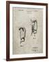 PP517-Sandstone Boxing Glove 1925 Patent Poster-Cole Borders-Framed Giclee Print