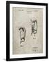 PP517-Sandstone Boxing Glove 1925 Patent Poster-Cole Borders-Framed Giclee Print