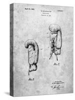 PP517-Slate Boxing Glove 1925 Patent Poster-Cole Borders-Stretched Canvas