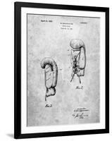 PP517-Slate Boxing Glove 1925 Patent Poster-Cole Borders-Framed Giclee Print