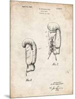 PP517-Vintage Parchment Boxing Glove 1925 Patent Poster-Cole Borders-Mounted Giclee Print