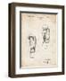 PP517-Vintage Parchment Boxing Glove 1925 Patent Poster-Cole Borders-Framed Premium Giclee Print