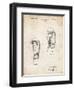 PP517-Vintage Parchment Boxing Glove 1925 Patent Poster-Cole Borders-Framed Premium Giclee Print