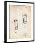 PP517-Vintage Parchment Boxing Glove 1925 Patent Poster-Cole Borders-Framed Giclee Print