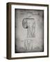 PP53-Faded Grey Toilet Paper Patent-Cole Borders-Framed Giclee Print