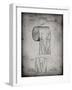 PP53-Faded Grey Toilet Paper Patent-Cole Borders-Framed Giclee Print