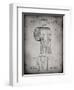 PP53-Faded Grey Toilet Paper Patent-Cole Borders-Framed Giclee Print