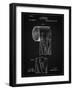 PP53-Vintage Black Toilet Paper Patent-Cole Borders-Framed Giclee Print