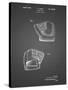 PP538-Black Grid A.J. Turner Baseball Mitt Patent Poster-Cole Borders-Stretched Canvas