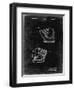 PP538-Black Grunge A.J. Turner Baseball Mitt Patent Poster-Cole Borders-Framed Giclee Print