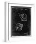 PP538-Black Grunge A.J. Turner Baseball Mitt Patent Poster-Cole Borders-Framed Giclee Print