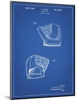 PP538-Blueprint A.J. Turner Baseball Mitt Patent Poster-Cole Borders-Mounted Giclee Print