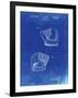 PP538-Faded Blueprint A.J. Turner Baseball Mitt Patent Poster-Cole Borders-Framed Giclee Print