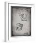 PP538-Faded Grey A.J. Turner Baseball Mitt Patent Poster-Cole Borders-Framed Premium Giclee Print