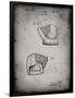 PP538-Faded Grey A.J. Turner Baseball Mitt Patent Poster-Cole Borders-Framed Premium Giclee Print
