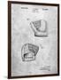 PP538-Slate A.J. Turner Baseball Mitt Patent Poster-Cole Borders-Framed Premium Giclee Print