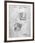 PP538-Slate A.J. Turner Baseball Mitt Patent Poster-Cole Borders-Framed Giclee Print