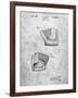 PP538-Slate A.J. Turner Baseball Mitt Patent Poster-Cole Borders-Framed Giclee Print