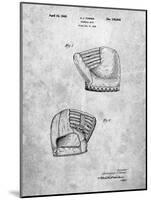 PP538-Slate A.J. Turner Baseball Mitt Patent Poster-Cole Borders-Mounted Giclee Print