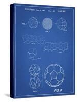 PP54-Blueprint Soccer Ball 1985 Patent Poster-Cole Borders-Stretched Canvas