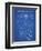 PP54-Blueprint Soccer Ball 1985 Patent Poster-Cole Borders-Framed Giclee Print