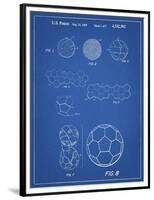 PP54-Blueprint Soccer Ball 1985 Patent Poster-Cole Borders-Framed Premium Giclee Print