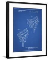 PP548-Blueprint Stage Lighting Patent Poster-Cole Borders-Framed Giclee Print