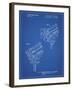 PP548-Blueprint Stage Lighting Patent Poster-Cole Borders-Framed Giclee Print