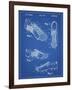 PP55-Blueprint Soccer Cleats Poster-Cole Borders-Framed Giclee Print