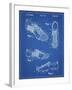 PP55-Blueprint Soccer Cleats Poster-Cole Borders-Framed Giclee Print