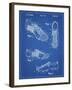 PP55-Blueprint Soccer Cleats Poster-Cole Borders-Framed Giclee Print