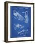 PP55-Blueprint Soccer Cleats Poster-Cole Borders-Framed Giclee Print