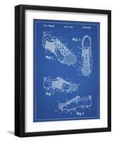 PP55-Blueprint Soccer Cleats Poster-Cole Borders-Framed Giclee Print