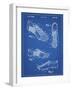 PP55-Blueprint Soccer Cleats Poster-Cole Borders-Framed Giclee Print